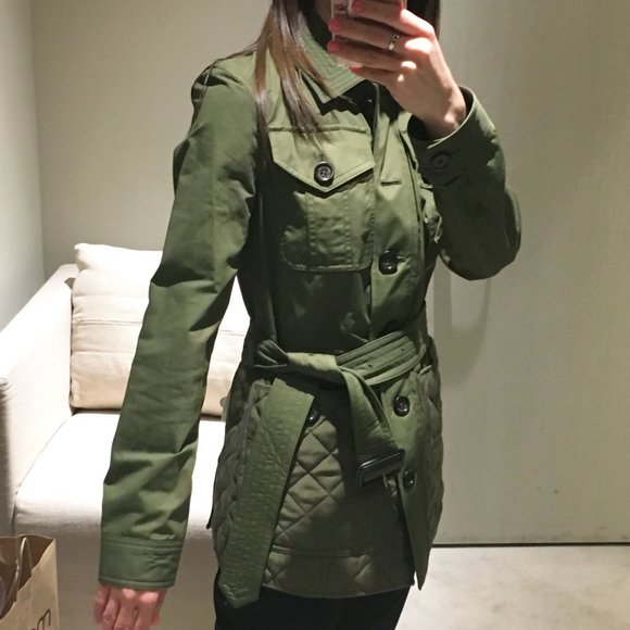 NEW, Burberry Exclusive Military Green Whitworth Quilted Field Jacket - Picture 16 of 16